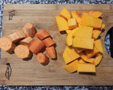 Foto del paso 2 de la receta: Crema de calabaza y batata con Mambo