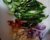 90)Oseng cumi pete cabe ijo langkah memasak 2 foto