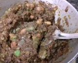 A picture of step 3 of Sweet and sour olive pickle.
