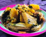 A picture of step 8 of Yam porridge 🥣.