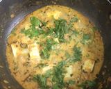 A picture of step 8 of Methi paneer makhani.