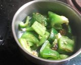 A picture of step 6 of Kadhai Paneer.