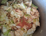 Foto del paso 2 de la receta: Pechuga de pollo y col en salsa