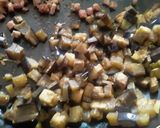 Foto del paso 1 de la receta: Perritos🌭🧀🥓 calientes🌭 con berenjenas🍆!!!