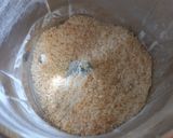 A picture of step 5 of Cashew almond burfi.