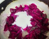 A picture of step 2 of Dragon Fruit Cheesecake.