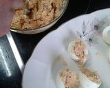 Foto del paso 1 de la receta: Huevos rellenos con bonito