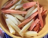Foto del paso 2 de la receta: Súper papas y batatas al horno 🔥