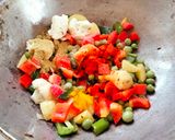 A picture of step 3 of Foxtail millet Upma kangani upma.