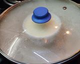 A picture of step 2 of Bhapa dahi.