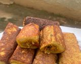 A picture of step 10 of Sardine bread rolls.
