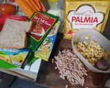 Foto langkah ke 1 dari resep Pizza roti sederhana.