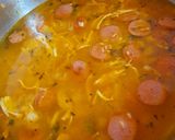 Foto del paso 5 de la receta: Arroz con pollo y salchichas a mi manera