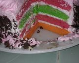 Foto langkah ke 7 dari resep Rainbow cake.