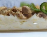 عکس مرحله 5 از دستور پوره سیب زمینی همراه با مرغ سرخ شده و پنیر پیتزا (تقریبا موساکا)😋