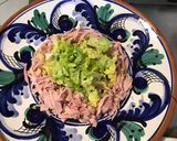 Une image de l'étape 6 de Salade de courgettes et concombre, jambon blanc, sucrine et ail noir.