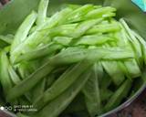 Fried bitter gourd recipe step 1 photo
