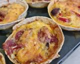 A picture of step 7 of Individual quiches.