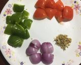 A picture of step 1 of Paneer Tikka Masala.