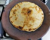 A picture of step 2 of Jowar Rotla.