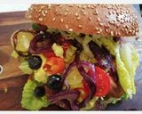 Une image de l'étape 6 de Humberger sauce houmous pistache.