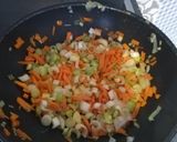 Une image de l'étape 2 de Riz lait de coco et tofu caramélisé.
