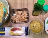 Foto langkah ke 1 dari resep Tuna Spaghetti Aglio Olio 🐟🍝🧄.