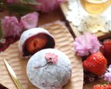 ♥開動with貓♥草莓大福DIY的食譜步驟5照片