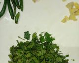 A picture of step 1 of Coriander Raita.