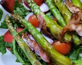 Foto del paso 4 de la receta: Espárragos con panceta y cherry