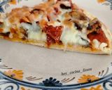 Foto del paso 17 de la receta: Pizza de pollo, berenjena y bacon