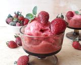 Foto langkah ke 2 dari resep Strawberry Sorbet #PR_serbaserbisorbet.