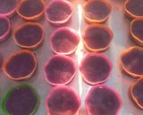 Foto langkah ke 5 dari resep Puding Mawar Taro Leci.