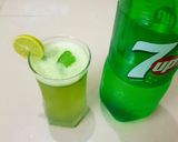 A picture of step 3 of Mint margarita.