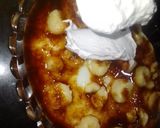 A picture of step 2 of Banoffee pie.