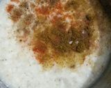 A picture of step 4 of Makhana Boondi Raita.
