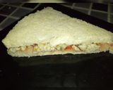 A picture of step 3 of Breakfast idea😁 Sandwich bread.