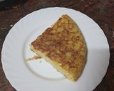 Foto del paso 5 de la receta Bocadillo de tortilla de papas con polvo de cebolla frita y alioli
