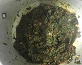 A picture of step 4 of Palak mangodi.