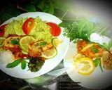 A picture of step 3 of Rolled chicken breast stuffed with rice and spinach.