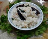 A picture of step 8 of Curd rice.