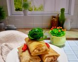 Foto langkah ke 4 dari resep Spring Roll Ayam Keju.