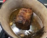 Une image de l'étape 10 de Rôti de porc au cidre, sirop d'érable et herbes aromatiques.