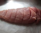 Foto del paso 3 de la receta: Solomillo Haselback con boniato en freidora de aire