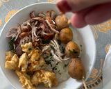 Foto langkah ke 6 dari resep Bubur Ayam.