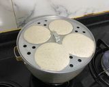 A picture of step 4 of Sabudana Idly  /Sago Idly.