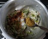 A picture of step 3 of Tomato peas pulao.