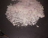 A picture of step 2 of Tawa aloo chat.