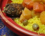 A picture of step 7 of Kofteh Kabab کوفته کباب.