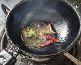 A picture of step 4 of Raw mango rasam.